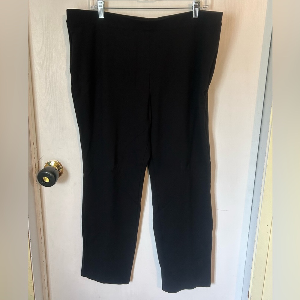 XL Allison Daley Comfort Fit Black Pants